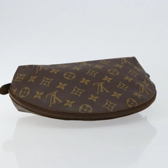 LOUIS VUITTON Monogram Trousse Demi Ronde Cosmetic Pouch - Picture 6 of 15